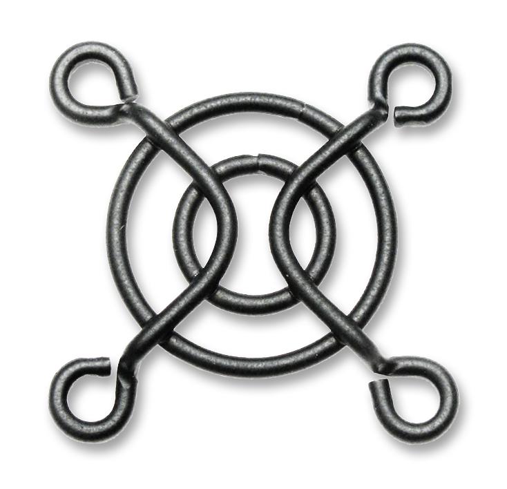 MULTICOMP PRO MCSC40-W2B Fan Finger Guard, Steel - Wire Form, 40mm Axial Fans, 32 mm, Black