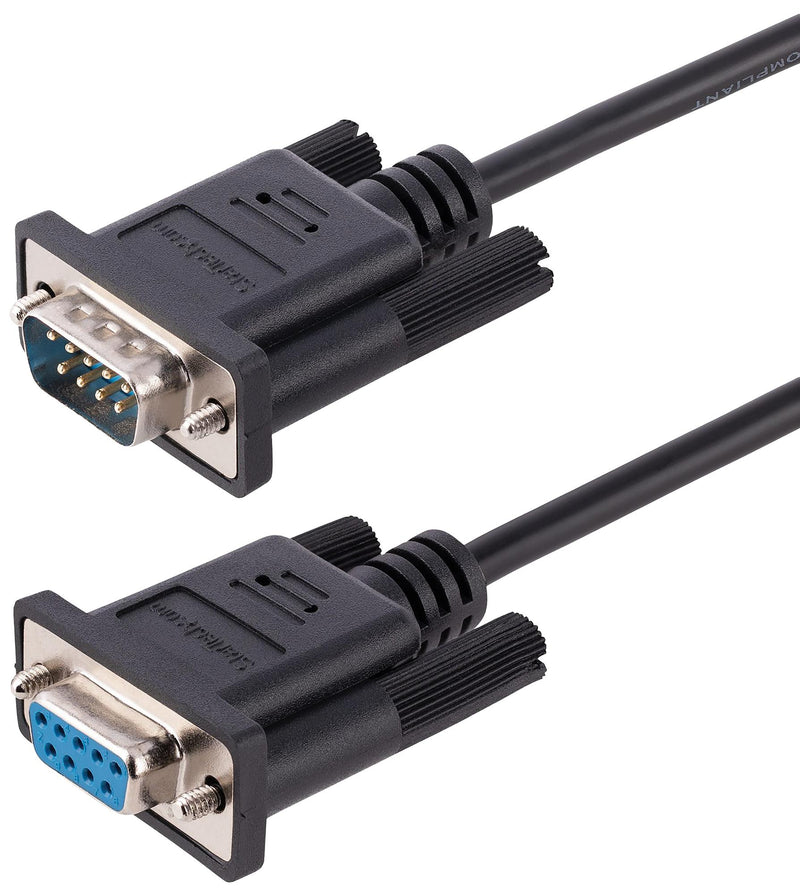 STARTECH 9FMNM-3M-RS232-CABLE CABLE ASSY, DB9 PLUG-RCPT, 3M GTIN UPC EAN: 0065030894449