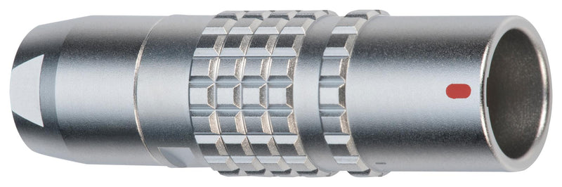 LEMO PHG.1T.304.CLLC60Z Circular Connector, 1T Series, Cable Mount Receptacle, 4 Contacts, Solder Socket, Push-Pull
