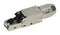 ROLINE 21.17.0325 Modular Connector, RJ45 Plug, 1 x 1 (Port), 8P8C, Cat6a, Cable Mount