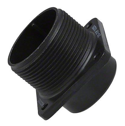 AMPHENOL INDUSTRIAL ACC02A20-23R-003 Circular Connector, ACC Series, MIL-DTL-5015 Series, Box Mount Receptacle, 2 Contacts, Crimp Socket