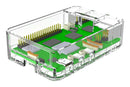 MULTICOMP PRO MP011904 Professional Enclosure, Clear, ABS, Raspberry Pi 5 Boards