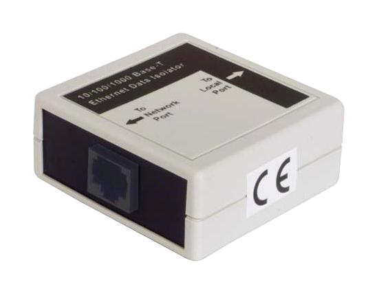 L-COM LC-60601-1 Surge Protector, Ethernet Data Isolator, 1 Ports