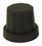 MULTICOMP PRO MP-CP34501 Knob, Splined Shaft, 6 mm, Nylon (Polyamide), Round, 19.3 mm