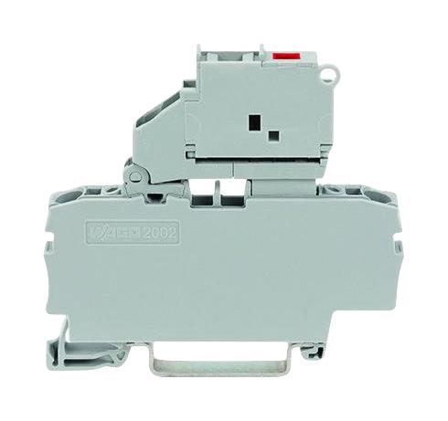 Wago 2002-1611/1000-836 2002-1611/1000-836 Fused Terminal Block 2 Ways 22AWG to 12AWG 2.5 mm&Acirc;&sup2; Push In 6.3 A 250 V New