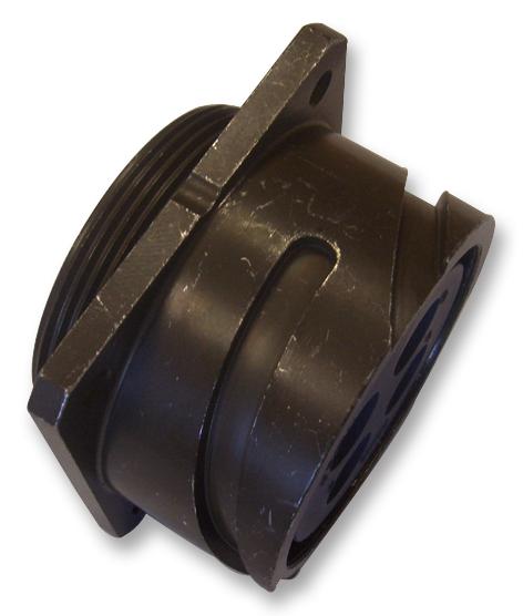 AMPHENOL INDUSTRIAL AIB30-28-21S0 Circular Connector, Reverse bayonet, AIB Series, MIL-DTL-5015 Series, Wall Mount Receptacle