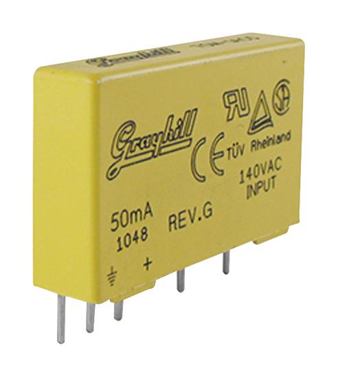 GRAYHILL 70M-IAC5 Input Module, AC, Miniature, Transient Protection, 8 mA, 90 to 140 V Input, 22 kohm Resistance