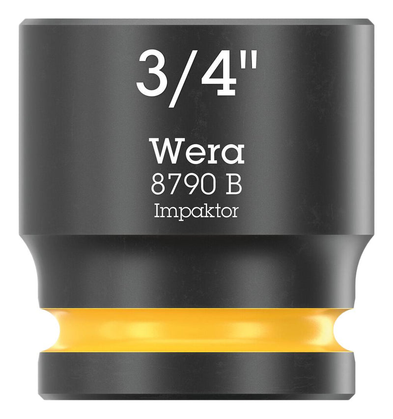 WERA 05005522001 Socket, Hexagonal, Impaktor, 3/8" Drive, 3/4" AF, 30mm L
