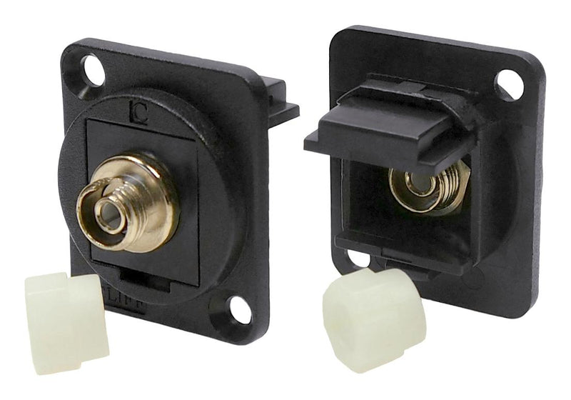 CLIFF ELECTRONIC COMPONENTS CP30219X Fiber Optic Adapter, Plain Hole, FC, FC, Straight Panel Adapter