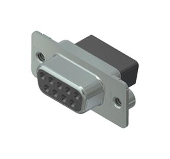 AMPHENOL CONEC DSS1XSXXG04X D Sub Connector Housing, 9 Ways, D Sub, DE, Receptacle, Steel Body