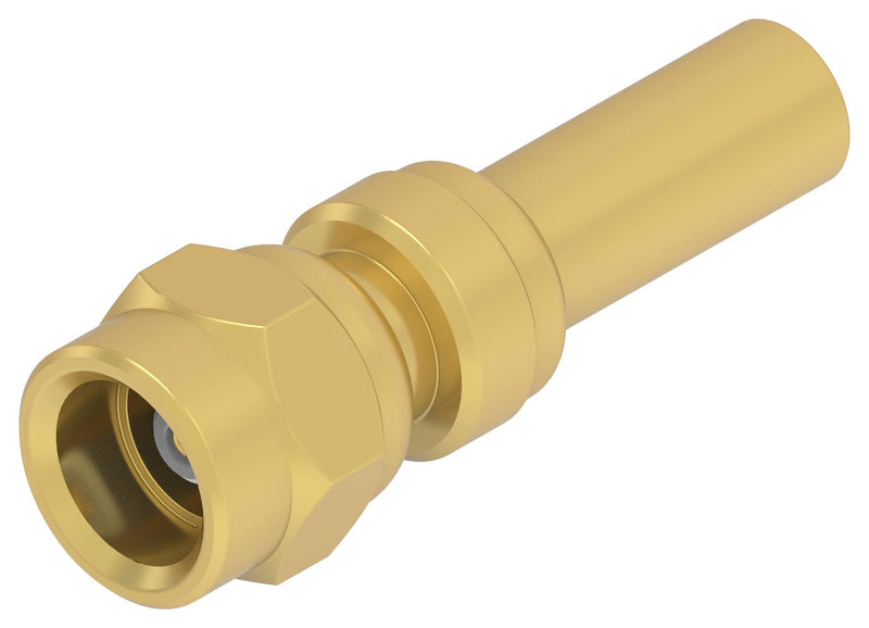 TE CONNECTIVITY 2477171-1 RF / Coaxial Connector, SMC Coaxial, Straight Plug, Solder, Crimp, 50 ohm