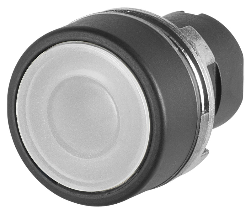 EAO 46-2231.11N0.000 Switch Actuator, Momentary, Flush, White, EAO 46 Series 22.3mm Illuminated Pushbutton Switches