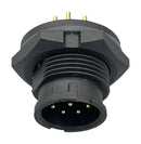 NORCOMP 870-008-113R001 Circular Connector, Circular Connector, Cavalier Series, Panel Mount Plug, 8 Contacts, PCB Pin