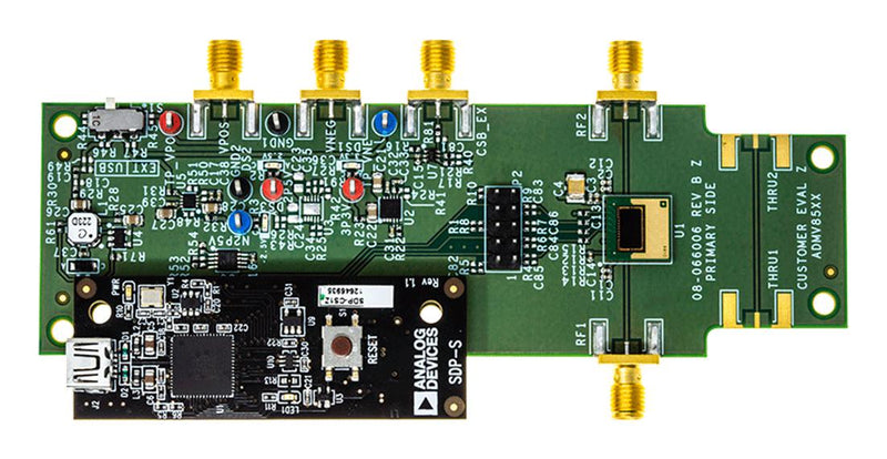 ANALOG DEVICES ADMV8526-EVALZ Evaluation Board, ADMV8526ACCZ, Digital Tunable Band-Pass Filter