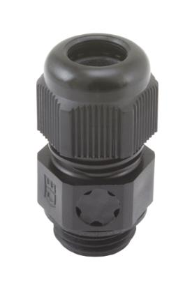 HYLEC K348-1016-00 Cable Gland, M16 x 1.5, 5 mm, 9.5 mm, Nylon 6 (Polyamide 6), Light Grey, IP66, IP68