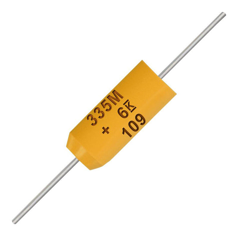 KEMET T322F226K050AT Tantalum Capacitor, 22 &micro;F, 50 V, &plusmn; 10%, Axial Leaded, 1 ohm