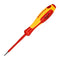 KNIPEX 98 13 20 Screwdriver, Hex, 2 mm Tip, 175 mm Length, Chrome Vanadium Steel