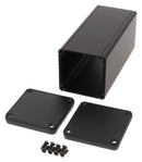 HAMMOND 1455CS1202BK Metal Enclosure, w/Plastic End Panel, Small, Aluminium, 54 mm, 54 mm, 120 mm