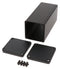 HAMMOND 1455CS1202BK Metal Enclosure, w/Plastic End Panel, Small, Aluminium, 54 mm, 54 mm, 120 mm
