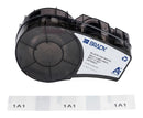BRADY M21-11-427. LABELS, PRINTER, 0.75" X 0.5", BLK/WHT