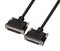 L-COM CS2NB25MF-15 Computer Cable, D Subminiature Plug, 25 Way, D Subminiature Socket, 25 Way, 15 ft, 4.6 m, Black