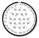 AMPHENOL SOCAPEX D38999/26WJ43SB-LC Circular Connector, MIL-DTL-38999 Series III, DS38999/26 Series, Straight Plug, 43 Contacts