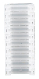 KLEIN TOOLS 450-004 Insulated Cable Staple, Insulated, 12mm Bore Diameter, 22mm Leg Length, Steel/Plastic