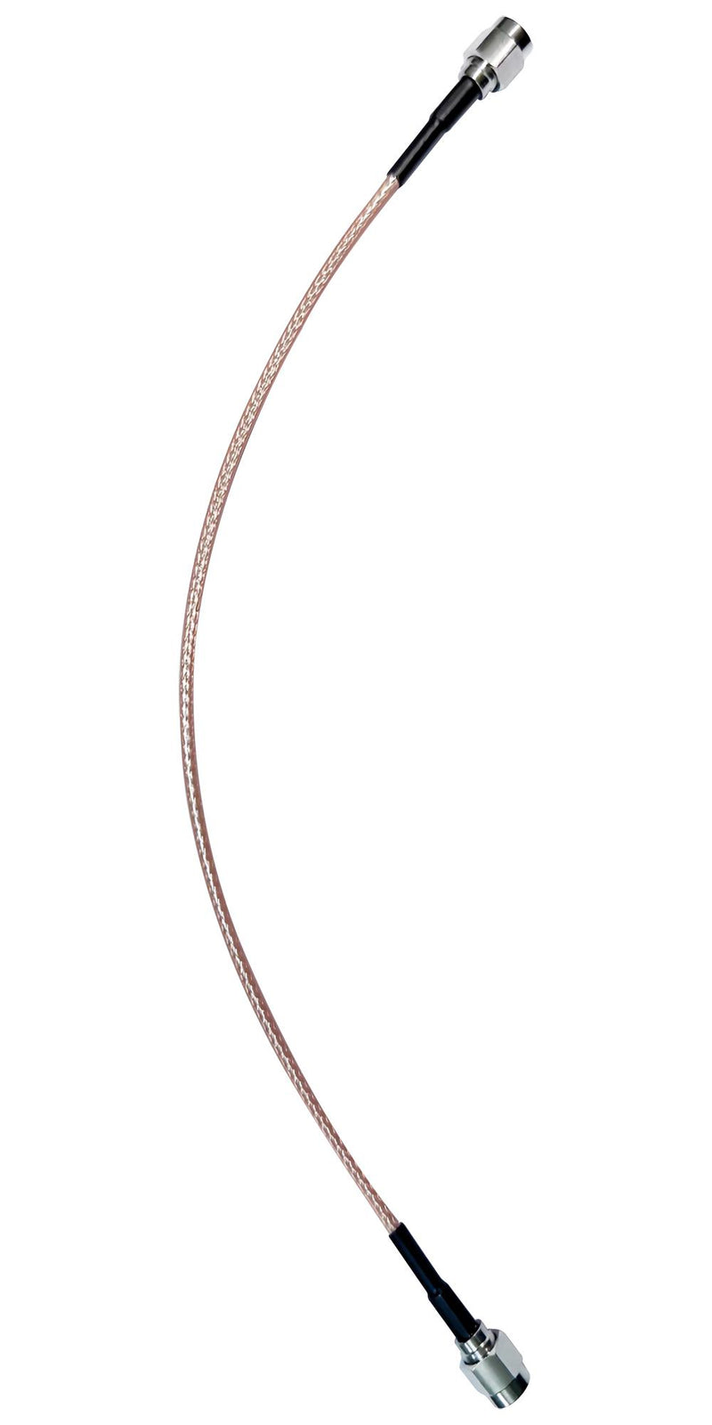 Multicomp PRO MP010949 MP010949 RF / Coaxial Cable Assembly SMA Plug to RG316 50 ohm 9.8 " 250 mm Brown