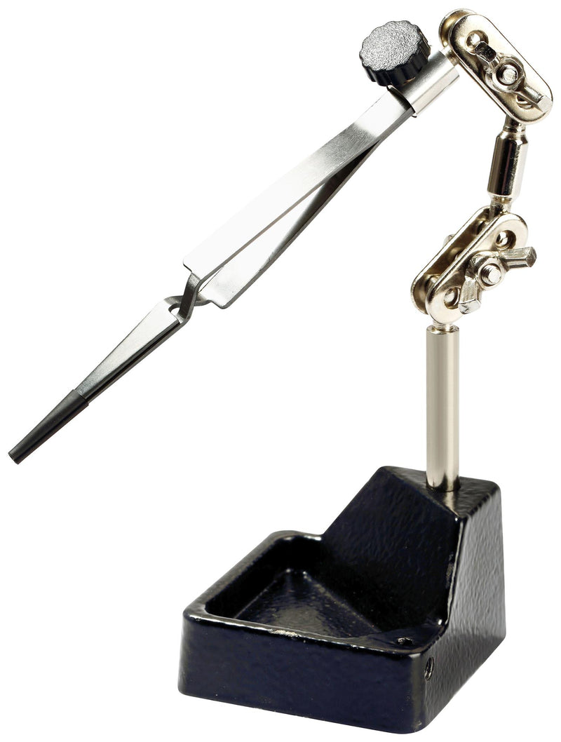 MULTICOMP PRO MP014022 HELPING HAND WITH HEAVY CAST-IRON BASE WITH ADJUSTABLE CROCODILE HOLDING CLAMPS.
