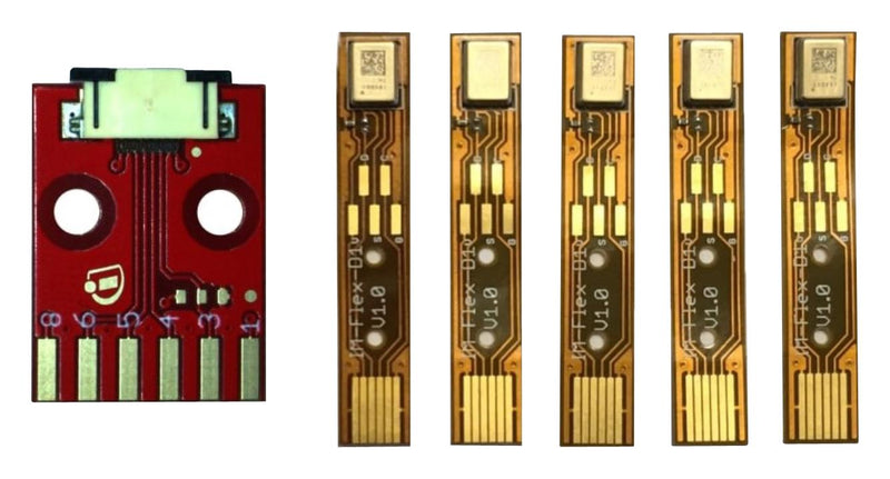 INFINEON EVALIM69D120FLEXKITTOBO1 Evaluation Board, IM69D120, MEMS Microphone, Audio, 5 x Flex Board, Adapter Board SP002153026, EVAL_IM69D120_FLEXKIT