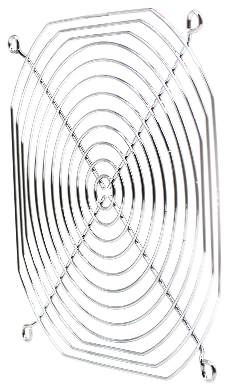 ORION FANS G180-12 Fan Finger Guard, Steel - Wire Form, 180mm Axial Fans, 152.2 mm, Bright Nickel Chrome