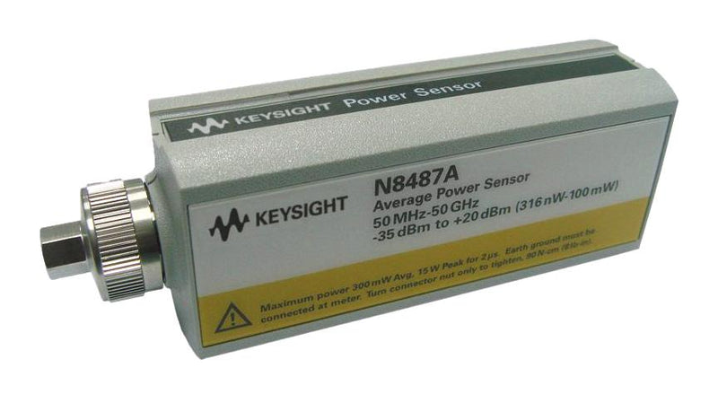 KEYSIGHT TECHNOLOGIES N8487A RF Power Sensor, 50MHz to 50GHz, -35dBm to +20dBm, 2.4mm Plug, N8480 Series