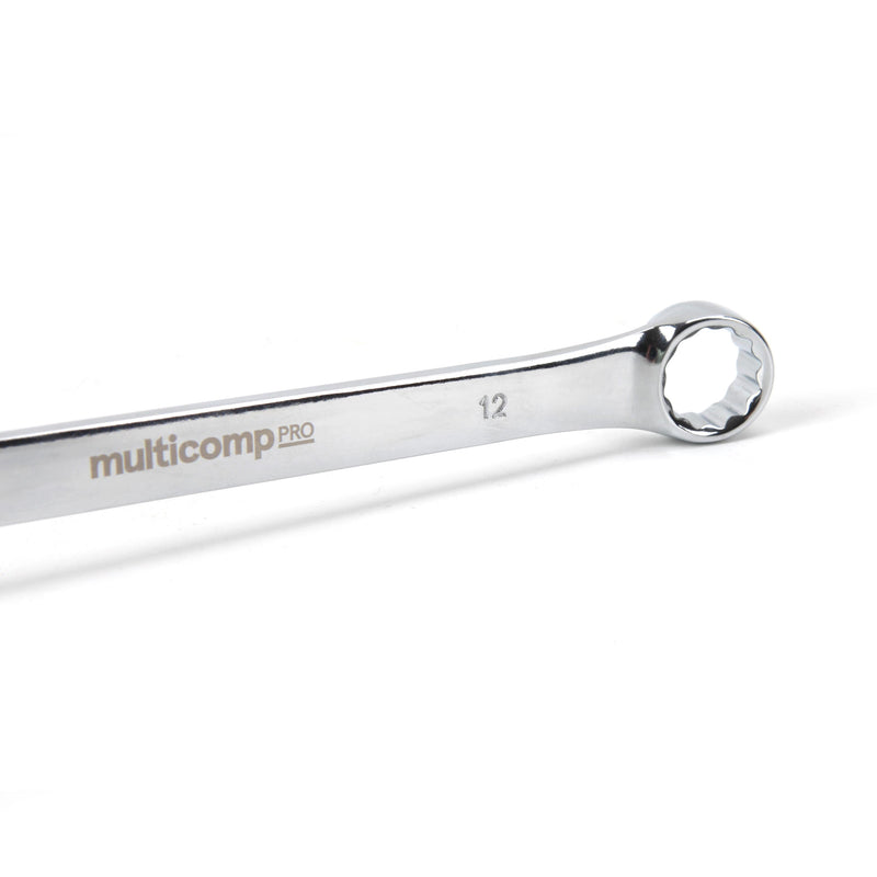 MULTICOMP PRO MP-CW12MM Combination Wrench, 12mm AF Size, Chrome Vanadium