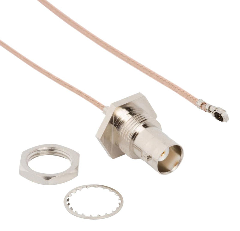 AMPHENOL RF 095-850-210-150 CBL ASSY, R/A AMC PLUG-BNC BLKHD JACK