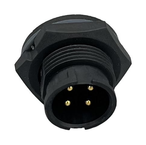 NORCOMP 870-04A-113R001 Circular Connector, Circular Connector, Cavalier Series, Panel Mount Plug, 4 Contacts, PCB Pin