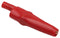 CAL TEST ELECTRONICS CTM-63C-2 Alligator Clip, Insulated, 10A, 7.9 mm Jaws Open, Red, CTM-63C Series
