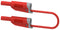 MULTICOMP PRO MP771088 Banana Test Lead, 4mm Banana Plug, Stackable, 4mm Stackable Banana Plug, 2.32 ", 59 mm, Red, 36 A