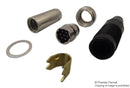 HIROSE(HRS) SR30-10PF-7P(71) SR30-10PF-7P(71) Circular Connector SR30 Series Cable Mount Plug 7 Contacts Solder Pin Brass Zinc Alloy Body