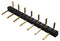 SAMTEC TSW-208-13-T-S-RA Pin Header, Right Angle, Board-to-Board, 5.08 mm, 1 Rows, 8 Contacts, Through Hole Right Angle, TSW