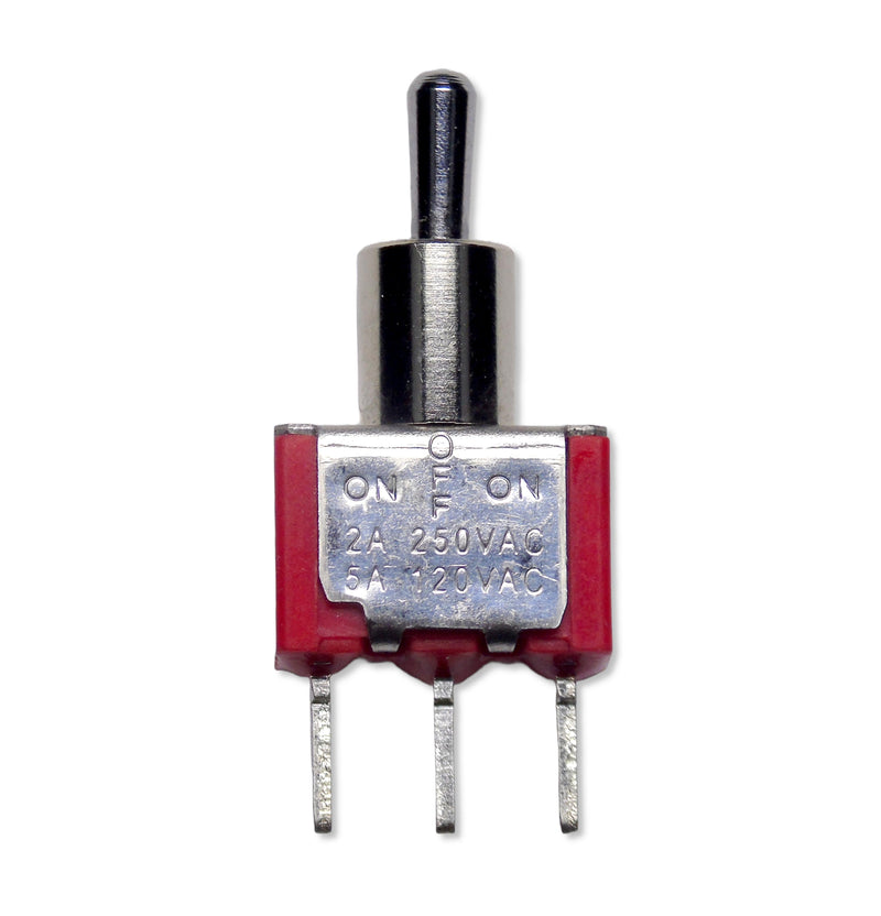 MULTICOMP PRO MP1MS3T2 Toggle Switch, Miniature, On-Off-On, SPDT, Non Illuminated, MP Toggle Switches SPDT, Through Hole