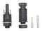 HELLERMANNTYTON 147-50003 Photovoltaic / Solar Connector, 1 Pair, Female and Male Coupler, Panel Mount, IP68