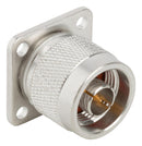 AMPHENOL RF 172118 RF / Coaxial Connector, N Type, Straight Plug, Solder, 50 ohm, Brass