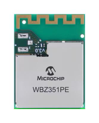 MICROCHIP WBZ351PE-I Transceiver, PCB Antenna, 2 Mbps, 2.5 GHz, -108 dBm, 49 mA, 1.9 to 3.6 V