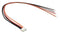 MULTICOMP PRO MP004790 Cable Assembly, Wire to Board Receptacle to Free End, 4 Ways, 1.5 mm, 1 Row, 300 mm, 11.8 "