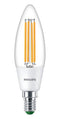 PHILIPS LIGHTING 9.29003E+11 LED Light Bulb, Clear Candle, E14 / SES, Cool White, 4000 K, Non-Dimmable GTIN UPC EAN: 8719514435971