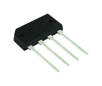 VISHAY GBL10E-E3/A Bridge Rectifier, Single Phase, 1 kV, 4 A, GBL, 4 Pins, 1 V