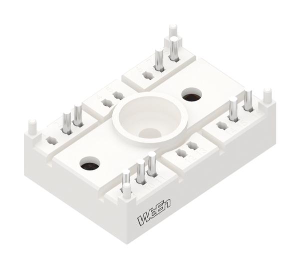 WEEN SEMICONDUCTORS WTD120TBS12T SCR Module, 1.2kV, 134A rms, Single SCR, Screw, Module, 16 Pins