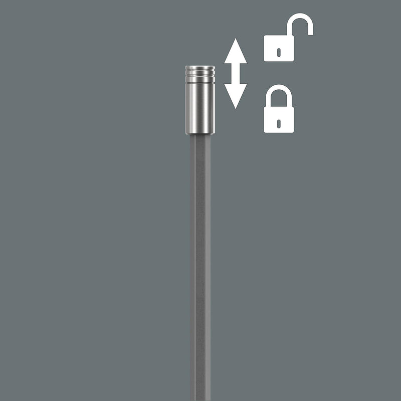 WERA 05136075001 Screwdriver Set, Phillips/Torx/Hex Bits, 7 Pieces
