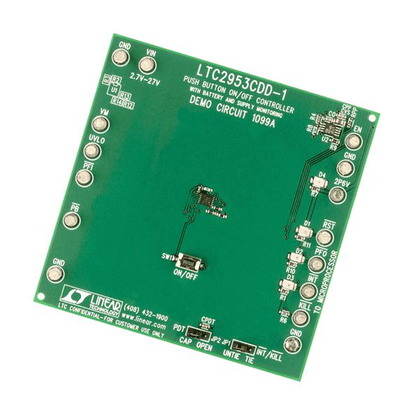 ANALOG DEVICES DC1099A Demonstration Board, LTC2953, Pushbutton On/Off Controller