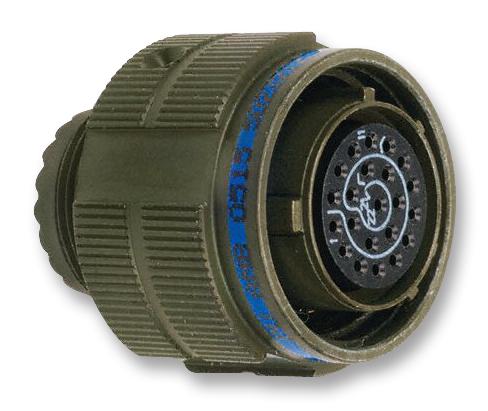 AMPHENOL LTD D38999/26WJ8PC-LC Circular Connector, MIL-DTL-38999 Series III, DS38999/26 Series, Straight Plug, 8 Contacts
